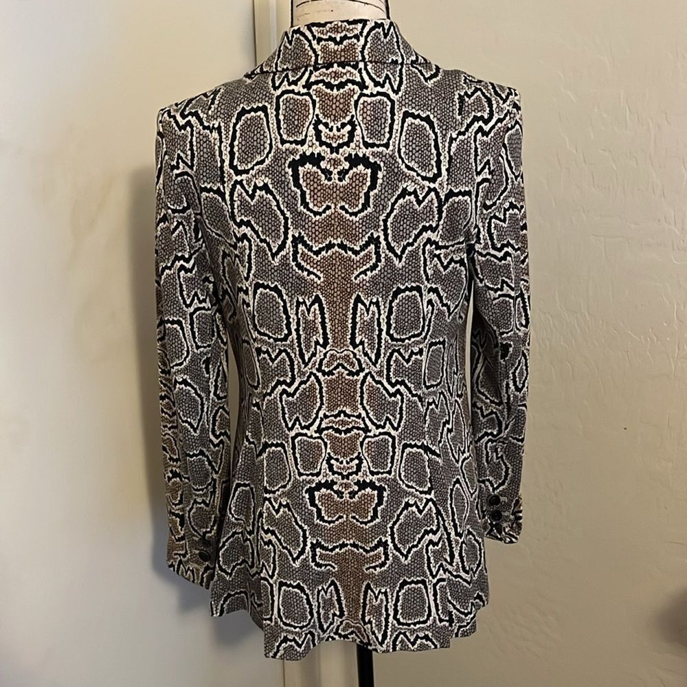 Cabi Python Snakeskin Print Blazer Jacket Animal … - image 9